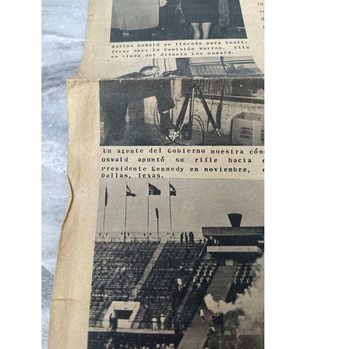 Noticias para Ud Oct 14 1964 Oswald Kennedy JFK Newspaper Spanish VTG History