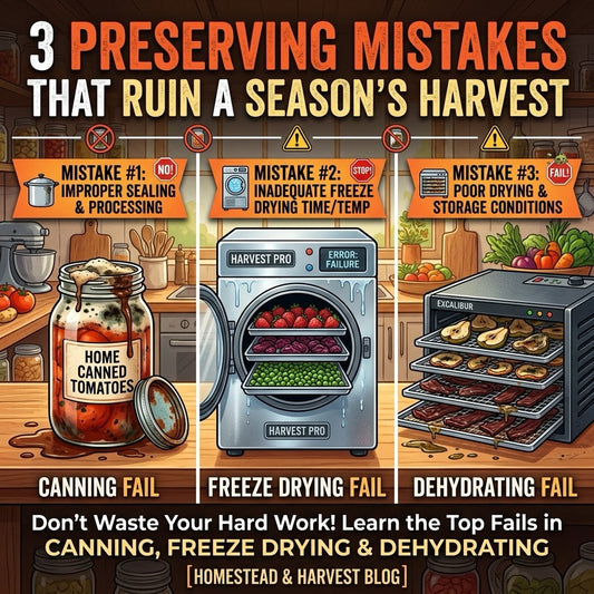 Tomato & Pepper Harvest Safety: The Preserving Guide That Stops Mold, Botulism, and Wasted Work