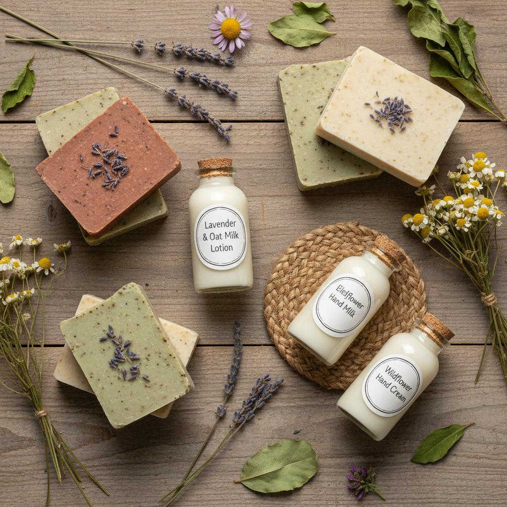 Bath Products (Lotion, Soap, Bath Bombs)