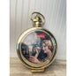 Budweiser Vintage Rotating Pocket Watch Lighted Beer Sign Working Anheuser Busch