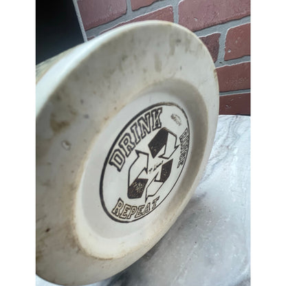 Growler, Beer Handmade Stoneware P. Wamsley Studio Pottery Ash Drip Glaze Lidded