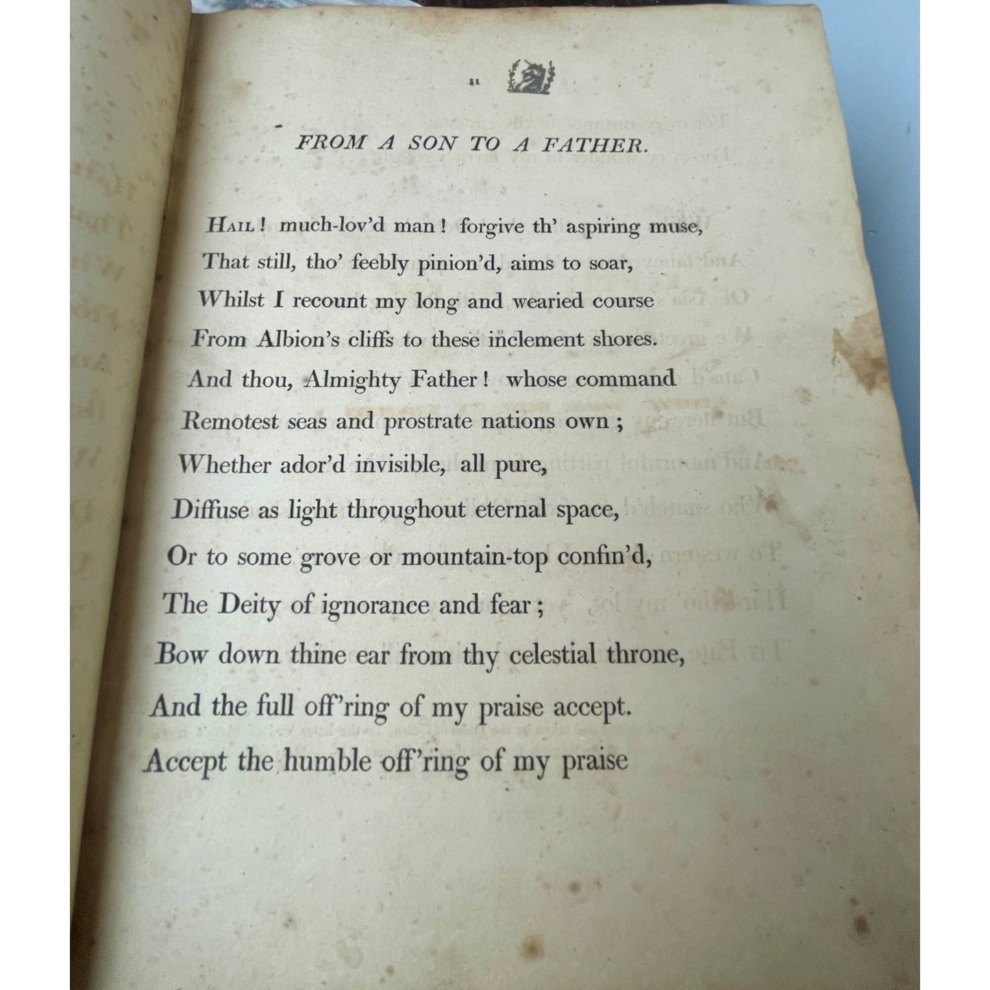 George Marshall Epistles in Verse Wood Engravings 1812 Newcastle Binding Antique