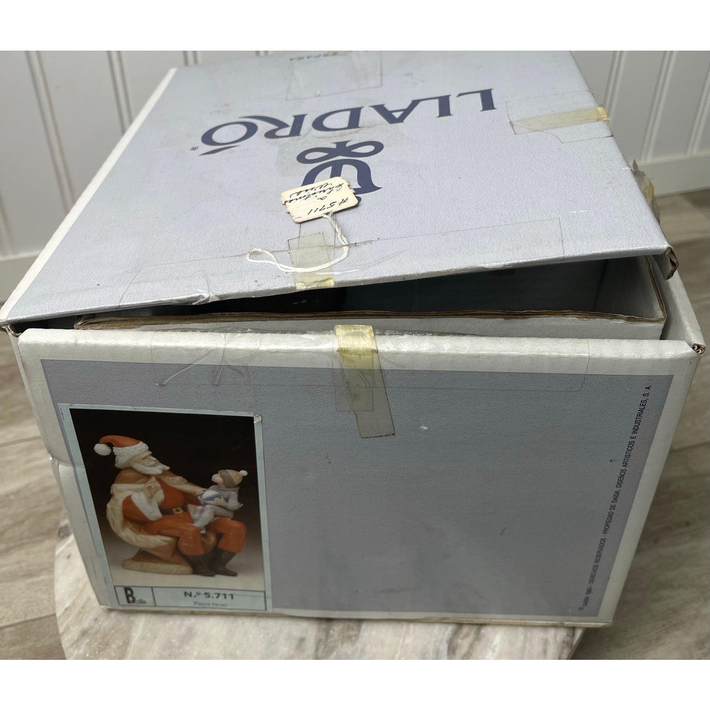 Lladró 5711 A Christmas Wish Santa Claus Figurine 7.5" Retired 1990 w/ Box Mint