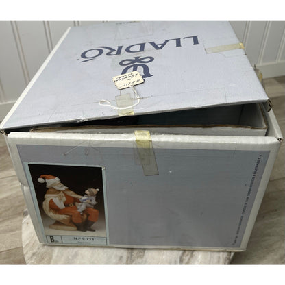 Lladró 5711 A Christmas Wish Santa Claus Figurine 7.5" Retired 1990 w/ Box Mint