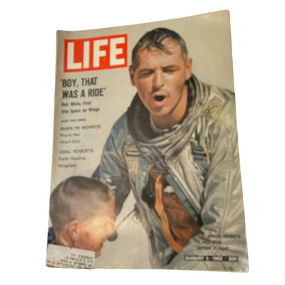 Life Magazine August 3 1962 Hydrofoil Boat Cover Boy That Was A Ride Vintage