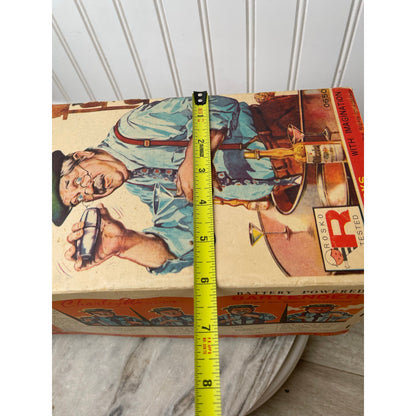 Toy Rosko Charley Weaver Bartender Battery Op Toy Original Box 1960s Vintage