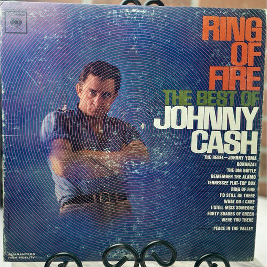 JOHNNY CASH Ring of Fire The Best Of 1963 Columbia LP CL 2055 Mono Vinyl VG