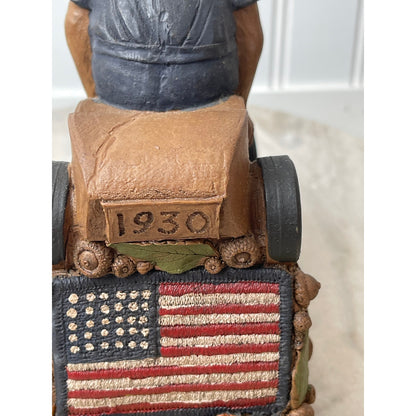 Tom Clark Cub Scout Gnome 2035 Pinewood Derby Signed Vintage 1990 Cairn Studio