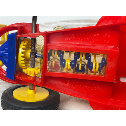Nosco Vizy Vee 8 Visible V8 Engine Friction Race Car 1950s Red No 6564  Vintage