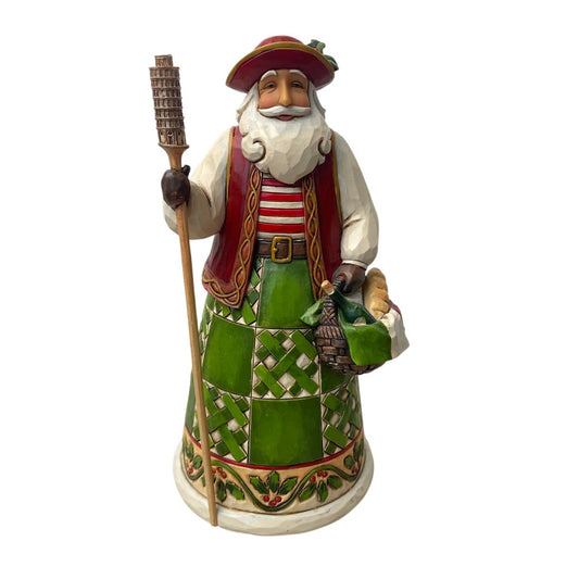 Santa Jim Shore Heartwood Creek Greetings for Babbo Natale 2011 Italian 4022915