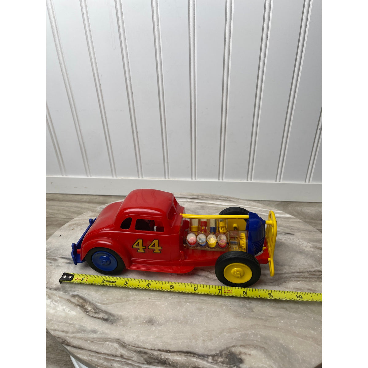 Nosco Vizy Vee 8 Visible V8 Engine Friction Race Car 1950s Red No 6564  Vintage