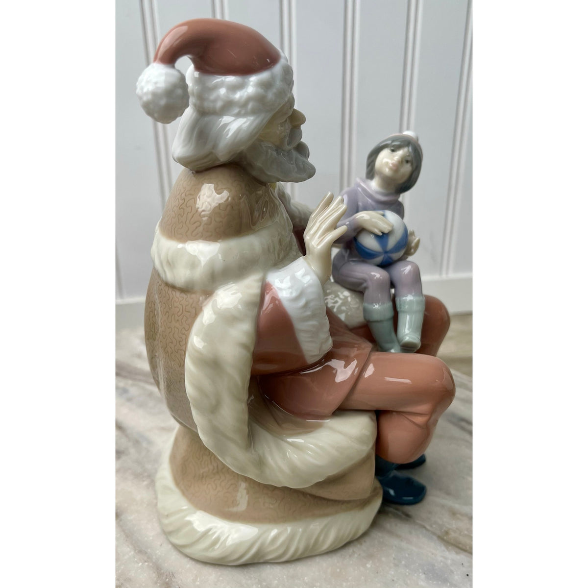 Lladró 5711 A Christmas Wish Santa Claus Figurine 7.5" Retired 1990 w/ Box Mint