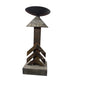 Candle Holder 12" Wood Metal Arrow Chevron Taper/Pillar Tall Hobby Lobby Rustic