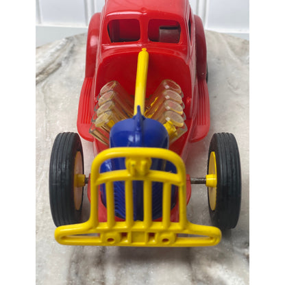 Nosco Vizy Vee 8 Visible V8 Engine Friction Race Car 1950s Red No 6564  Vintage