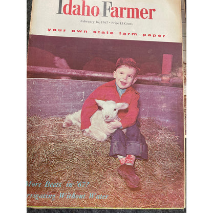 Magazines Idaho Farmer 1967 Lot of 4 Agriculture Ad Tractor History Ephemera VTG