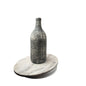 Bottle Vase, Heavy Ceramic Texture, Rustic Farmhouse, Distressed Stone Look