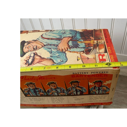 Toy Rosko Charley Weaver Bartender Battery Op Toy Original Box 1960s Vintage