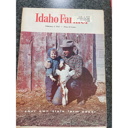 Magazines Idaho Farmer 1967 Lot of 4 Agriculture Ad Tractor History Ephemera VTG