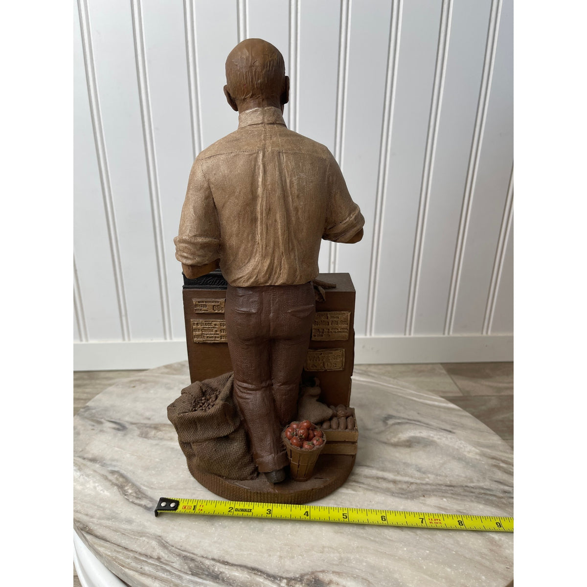 Tom Clark Mr. Jim Grocer Figurine 1992 Cairn Studio Retired Signed Vintage 12"