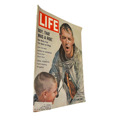 Life Magazine August 3 1962 Hydrofoil Boat Cover Boy That Was A Ride Vintage