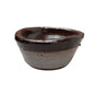 CUP Studio Pottery Signed Brown Stoneware Earthy Wabi Sabi  Rustic Boho VTG