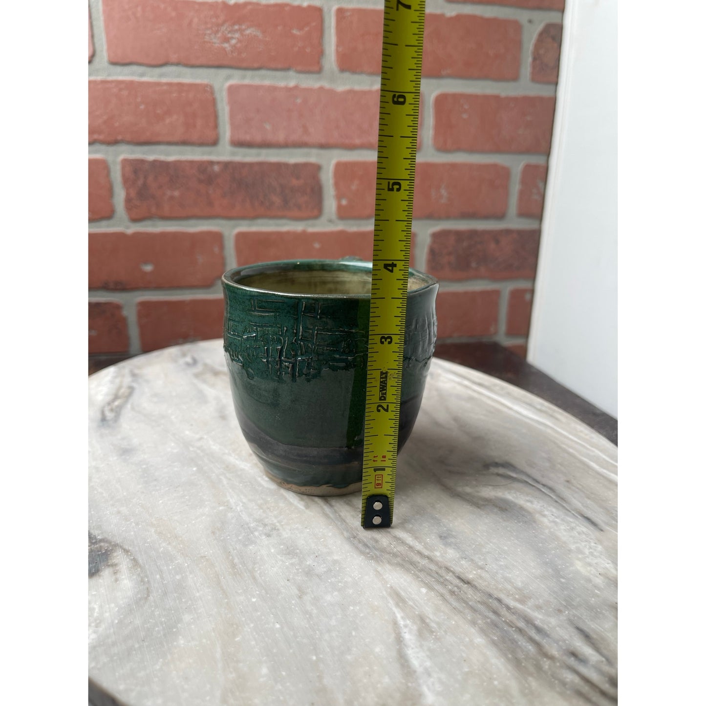 Mug, Emerald Green Studio Pottery Signed