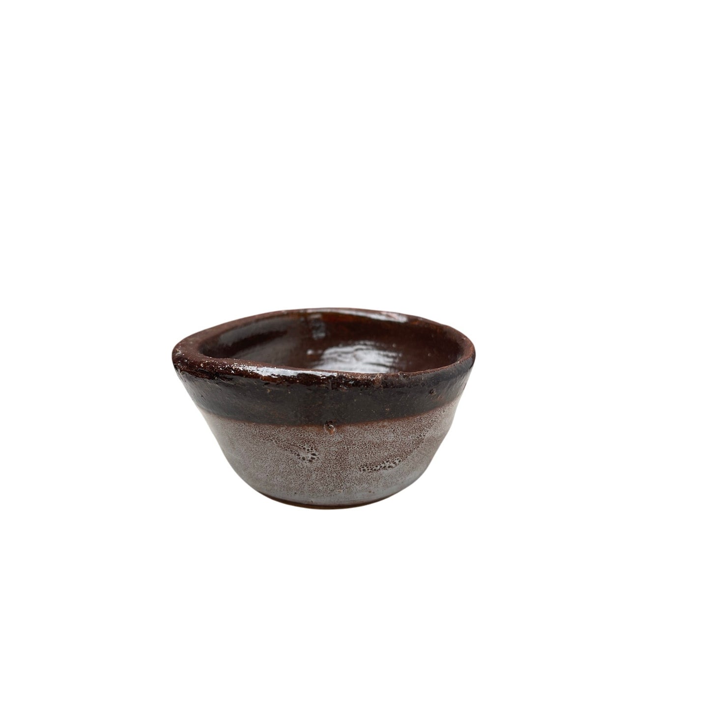 CUP Studio Pottery Signed Brown Stoneware Earthy Wabi Sabi  Rustic Boho VTG