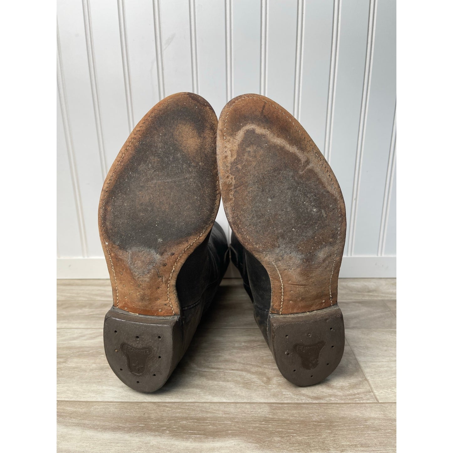 Boots Roper Size 8 BF Goodrich Steerhide 660 Combination Last USA Brown VTG